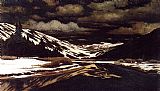 Famous Winter Paintings - Early Winter in the Sierra Nevada